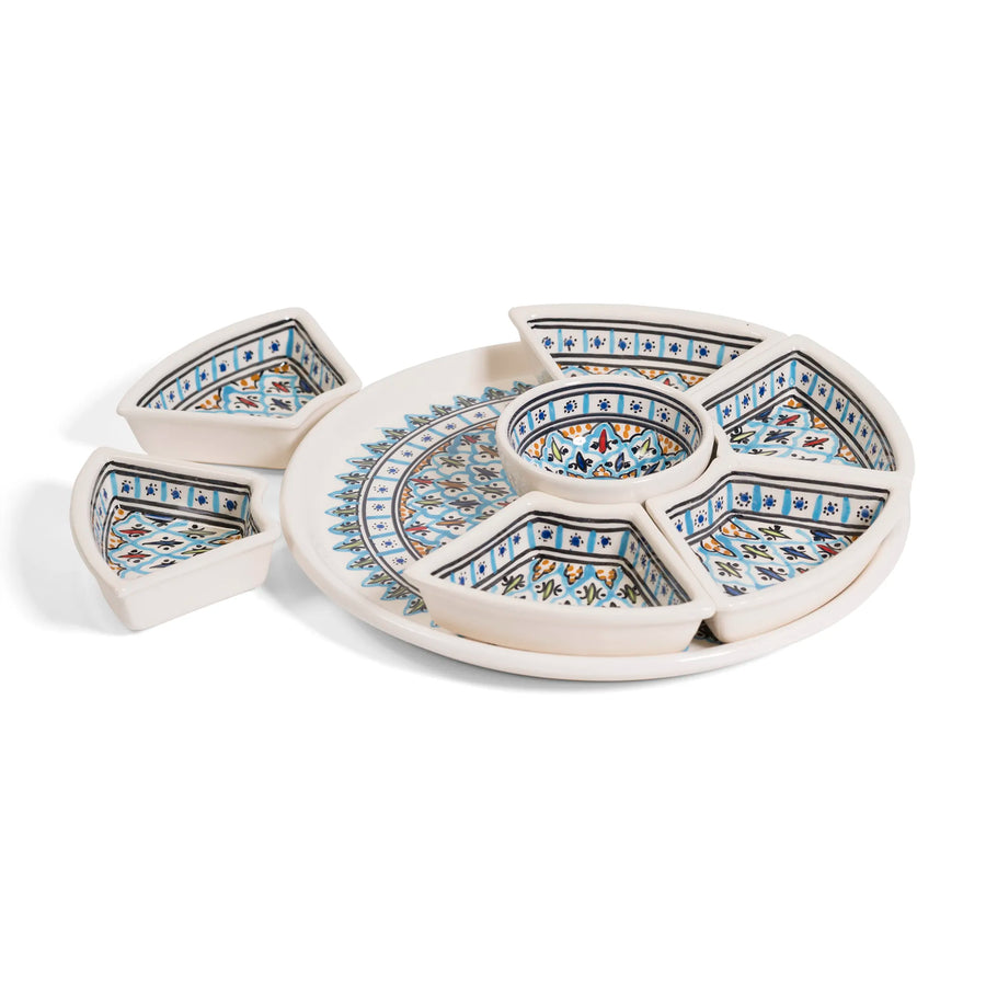 Arabesque Round Aperitif Dish Set