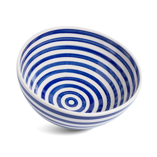 Cobalt Swirl Deep Serving Bowl