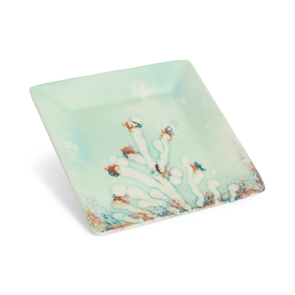 Coral Square Plate