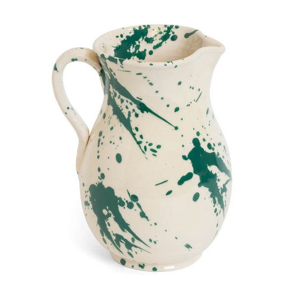 Green Splatter Jug
