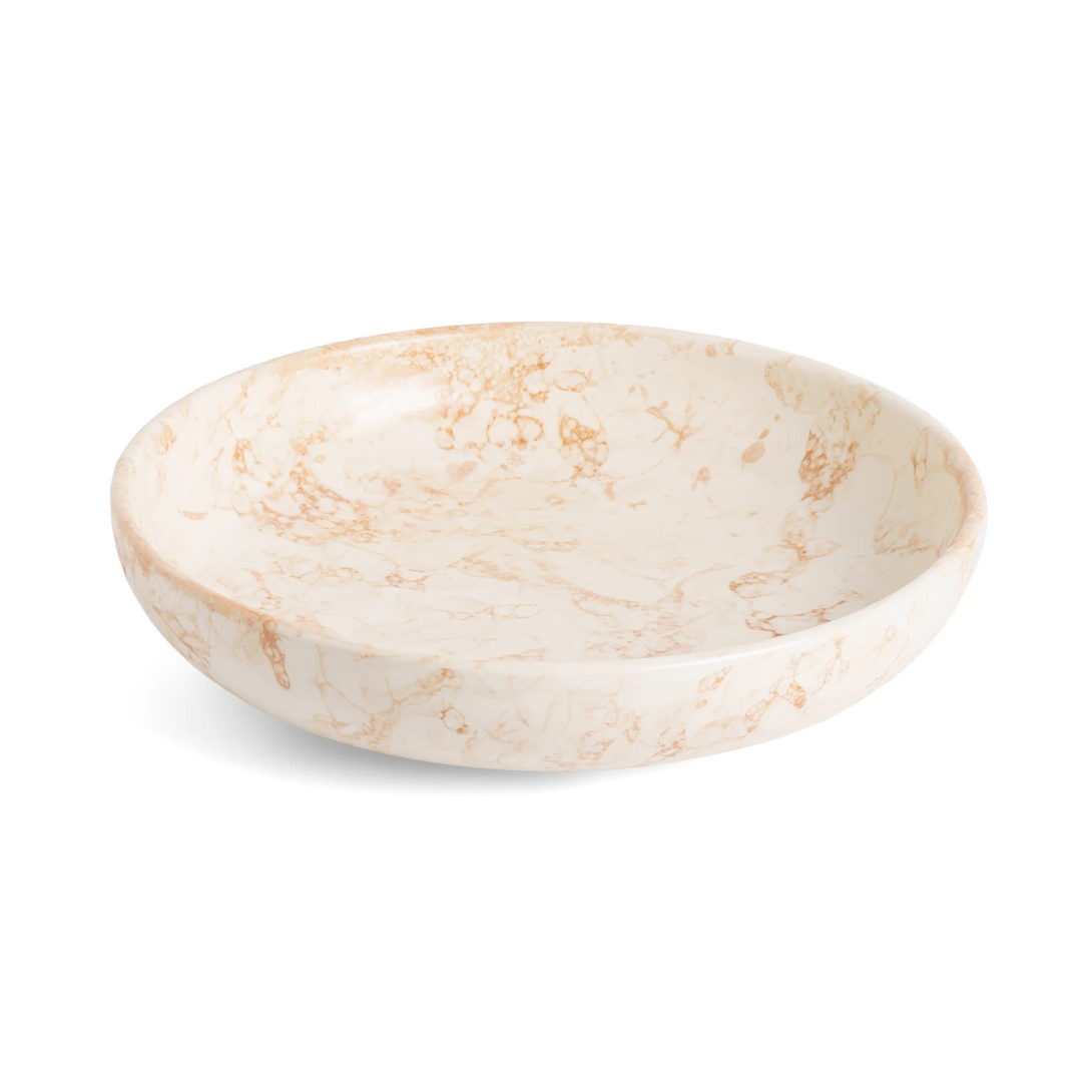 Rust Color Bowl Marble Rust Shallow Bowl – ABS Pottery
