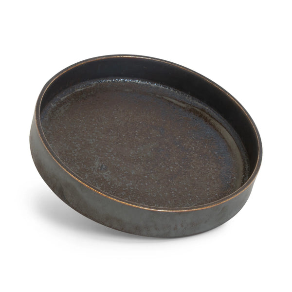Onyx Edge Shallow Bowl