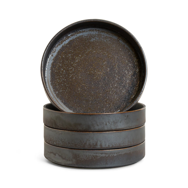 Onyx Edge Shallow Bowl - Set of 4