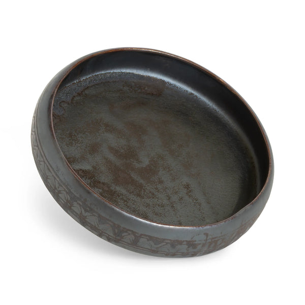 Onyx Round Shallow Bowl