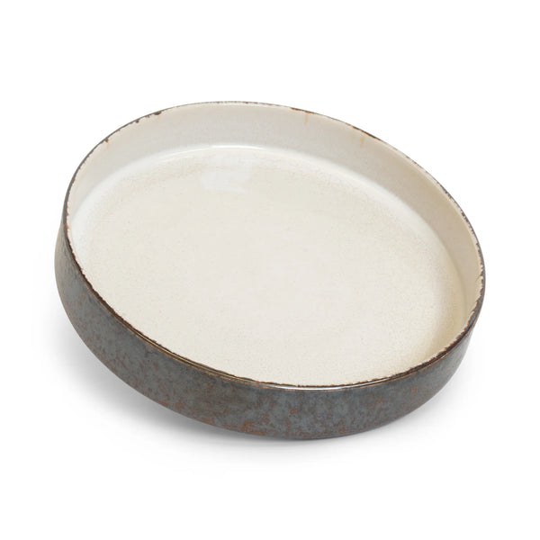 Quartz Edge Shallow Bowl