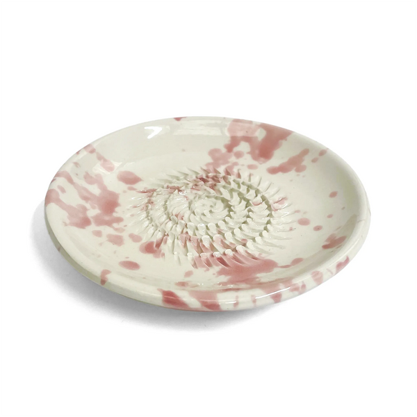 Rose Splatter Garlic Grater
