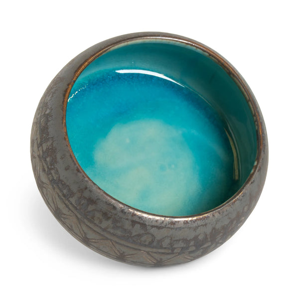 Turquoise Round Cereal Bowl