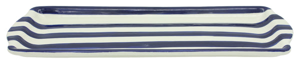 Cobalt Swirl Rectangular Platter
