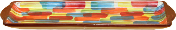 Multicolour Rectangular Platter