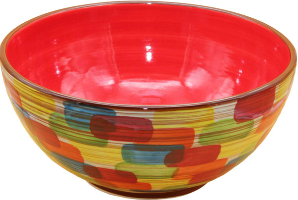 Multicolour Deep Serving Bowl